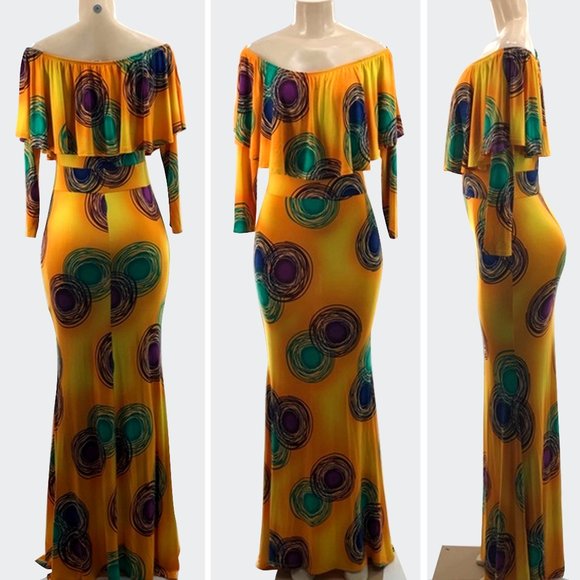 Walls Dresses & Skirts - NWOT yellow maxi dress size small.